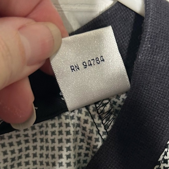 Slazenger Vintage Paisley V-Neck Golf Pullover Windbreaker Black White Medium - Picture 6 of 13